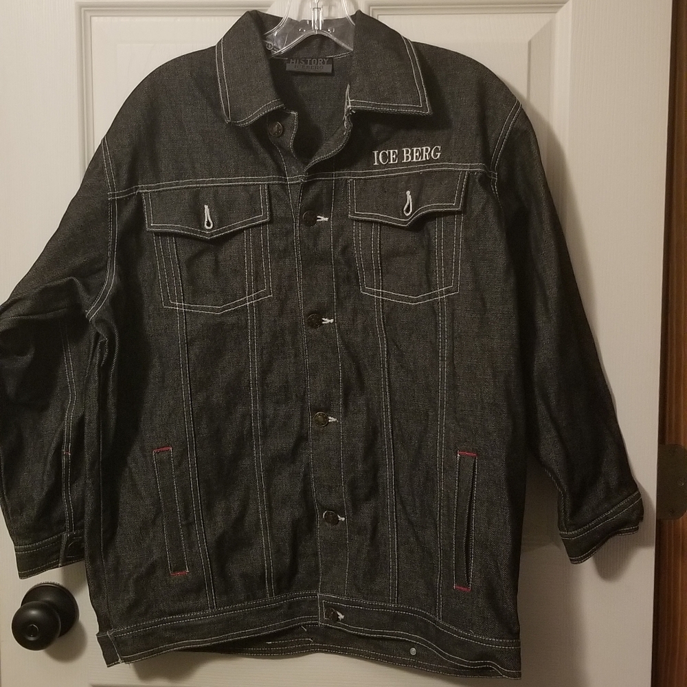 History Ice Berg denim Mickey Mouse Jacket